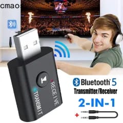 Usb Wireless Bluetooth Adapter 5.0 Transmitter Bluetooth For Computer Tv Laptop - Seamless Bluetooth Connectivity For Various Devices