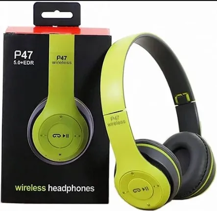 Premium Quality - P47 Wireless Bluetooth Headphone - 4 colour - Headphone - Signifying Quality - Simple to Use