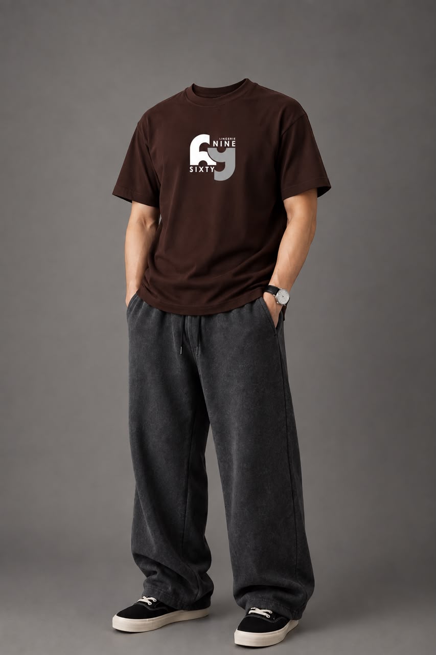 Analog Attire Choclate T- shirt. 69