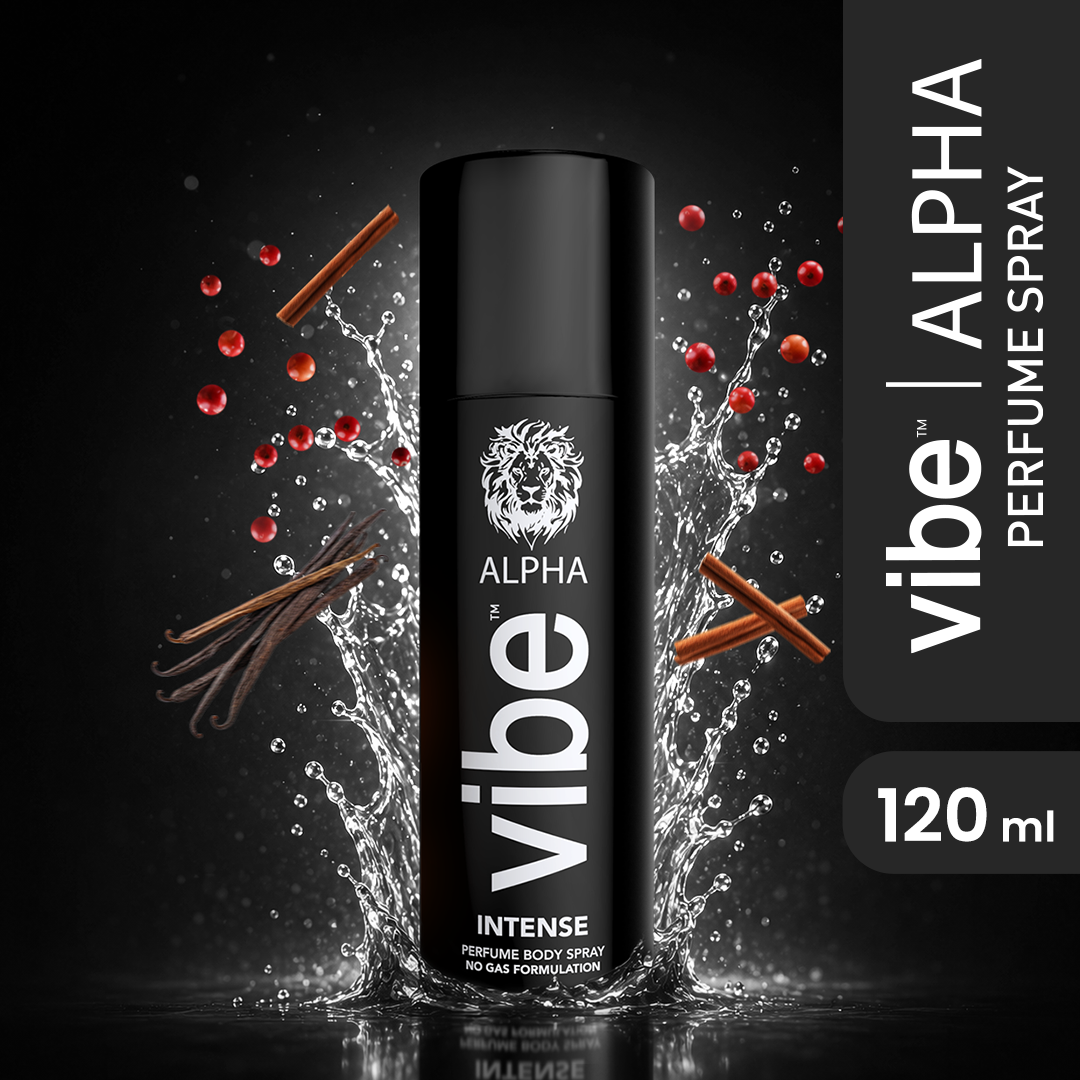 Vibe Alpha Perfume Body Spray Intense Size: 120ml