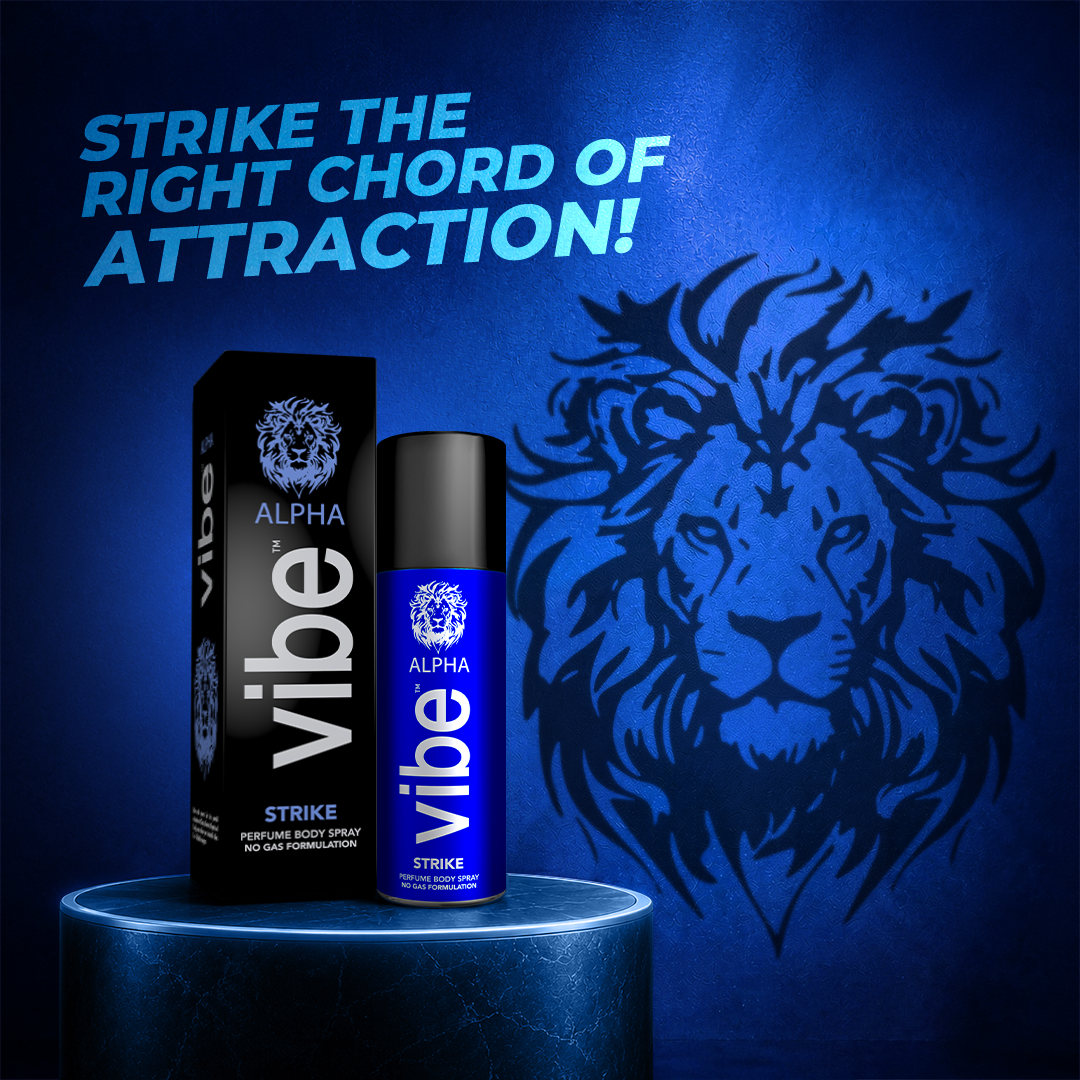 Vibe Alpha Perfume Body Spray Strike Size: 120ml