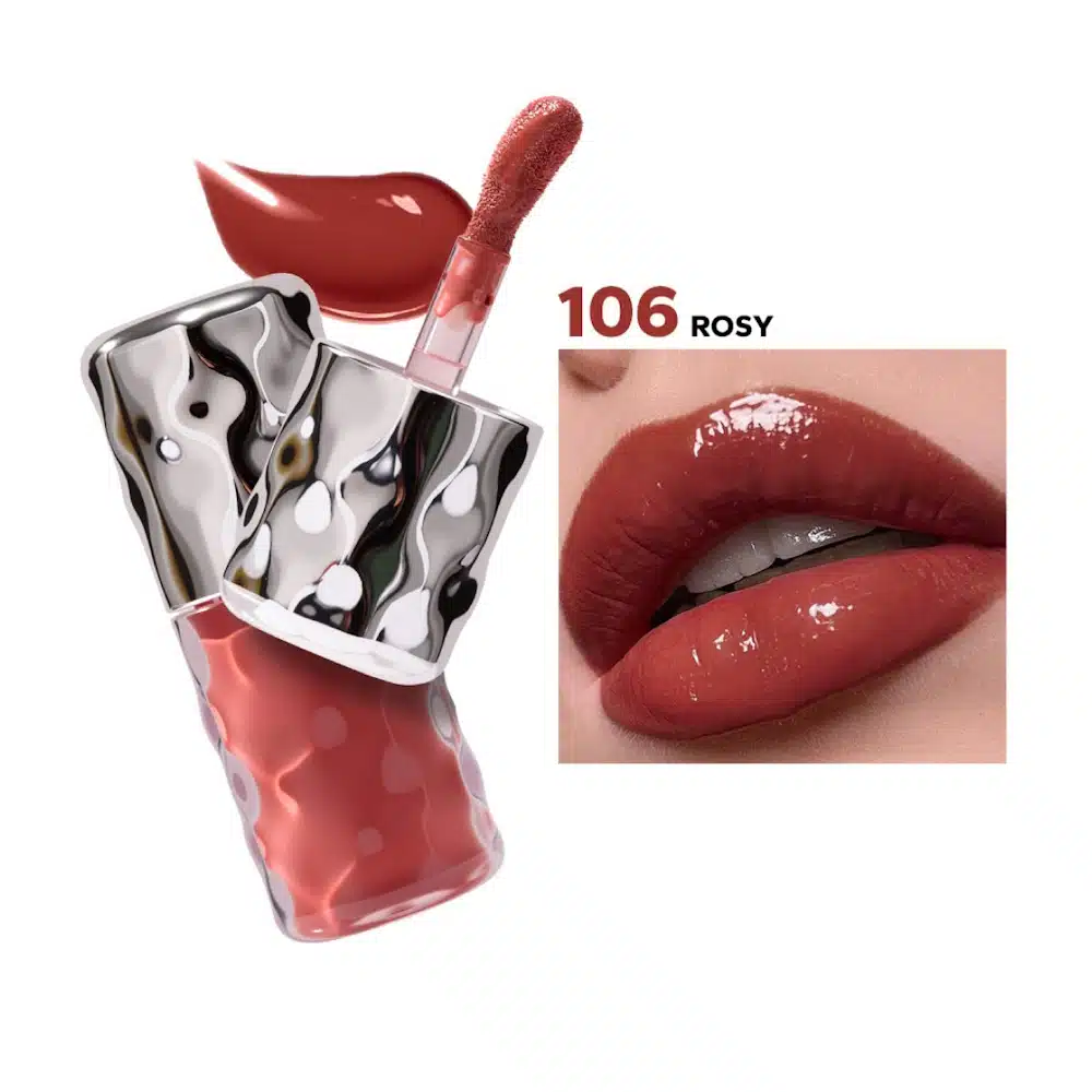 : Beauty Glazed Volume Plumping Lip Gloss – 106 ROSY