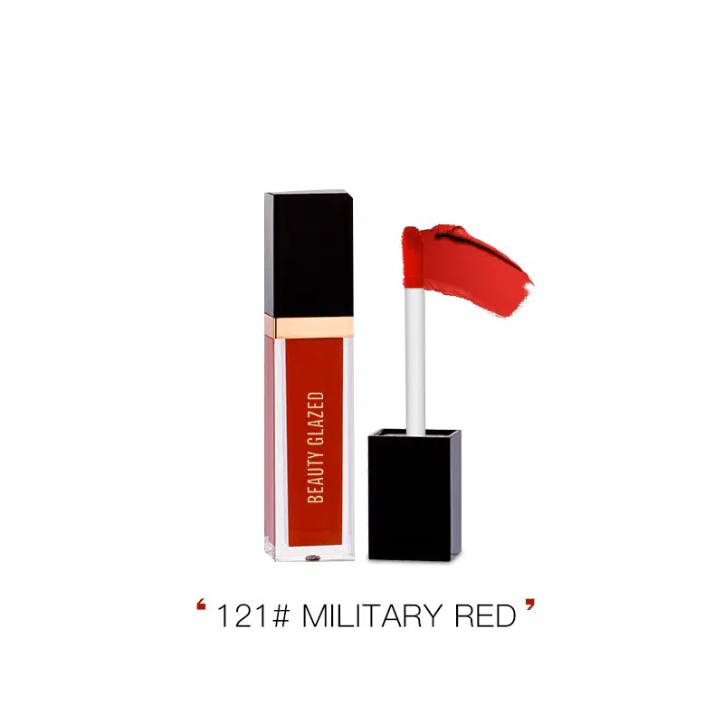 Beauty Glazed Matte Liquide Lipstick Military Red 121
