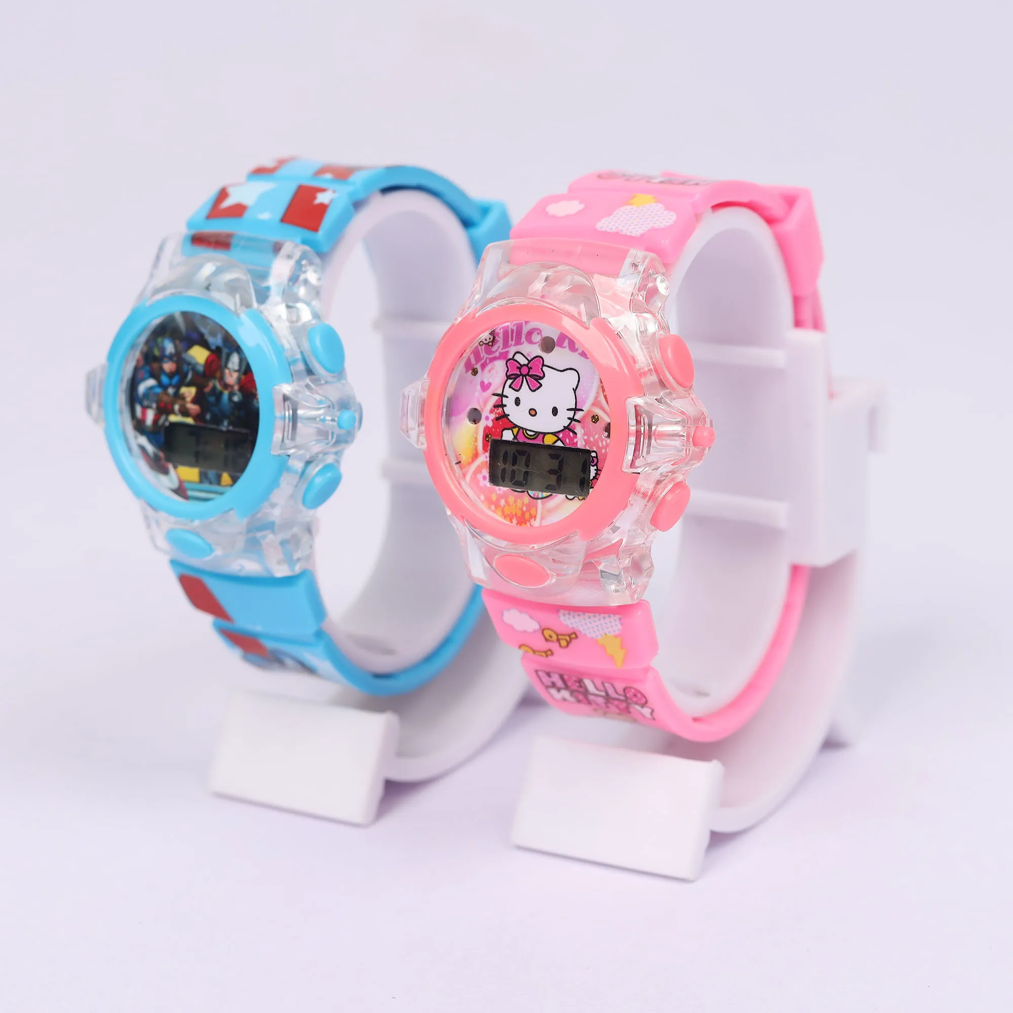ghting & music Stylish Baby Watch For Kids - Pink & multicolor girl watch boys watch